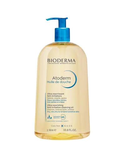 Bioderma Atoderm Huile de douche, 1000 ml