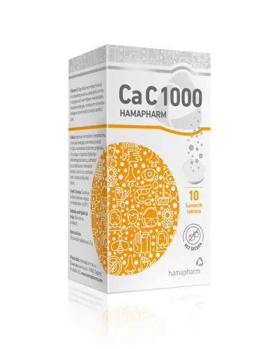CaC 1000 Hamapharm, 10 šumećih tableta