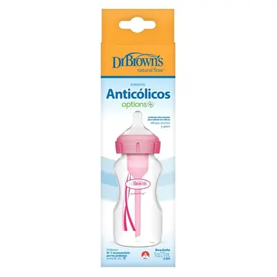 Dr.Brown's Options+ polipropilenska bočica široko grlo, 270 ml ROZA