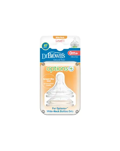 Dr.Brown's Options+ Silikonski nastavak za bočicu široko grlo