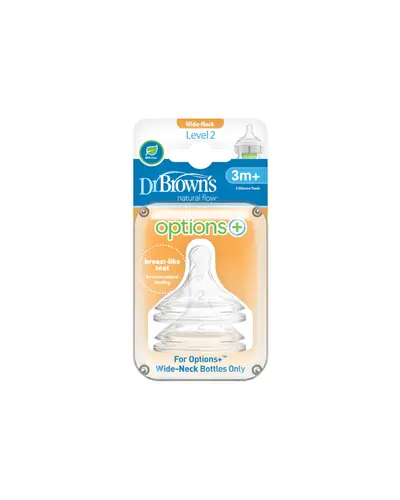 Dr.Brown's Options+ Silikonski nastavak za bočicu široko grlo
