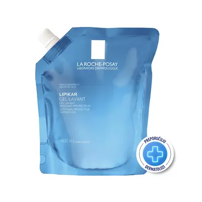 La Roche-Posay Lipikar Gel Lavant, 400 ml refill