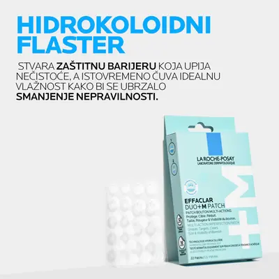La Roche-Posay Effaclar Duo (+) M višenamjenski flaster, 22 flastera