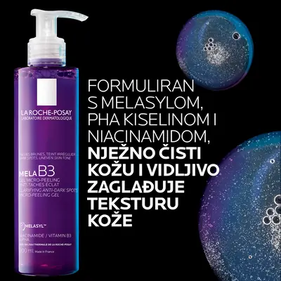 La Roche-Posay Mela B3 mikro-piling gel, 200 ml