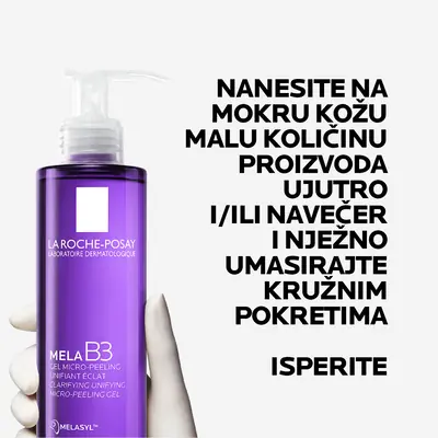 La Roche-Posay Mela B3 mikro-piling gel, 200 ml