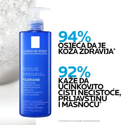 La Roche-Posay Toleriane pjenušavi gel, 400 ml