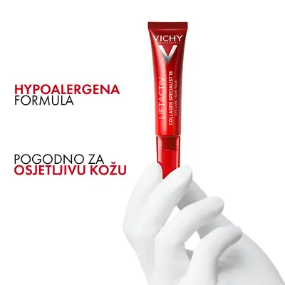 Vichy Liftactiv Collagen Specialist 16 krema za područje oko očiju, 15 ml