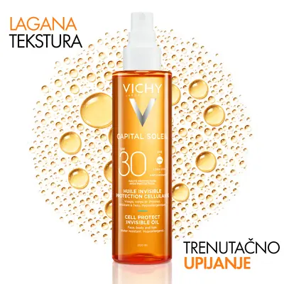 Vichy Capital Soleil Zaštitno ulje SPF30, 200 ml