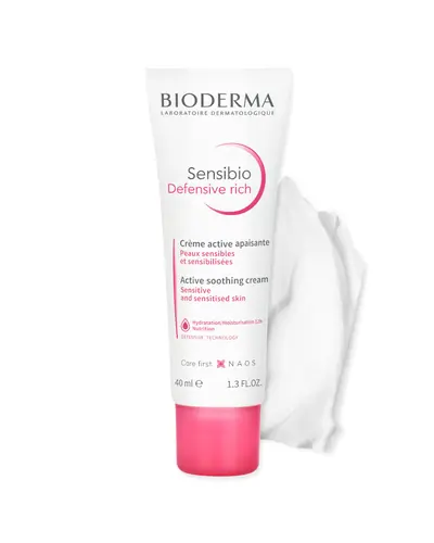 Bioderma Sensibio Defensive Rich krema, 40 ml