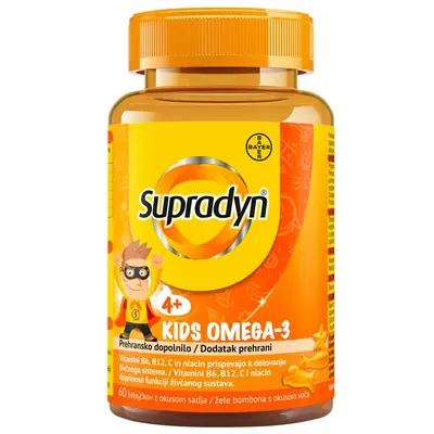 Supradyn Kids Omega-3, 60 žele bombona