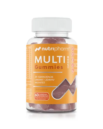 Nutripharm® Multi boost gummies, 60 gumenih bombona