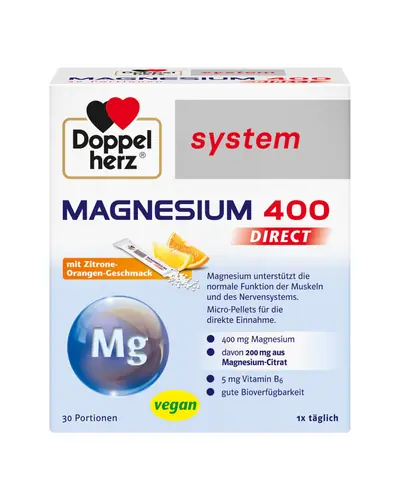 Doppelherz®system Magnezij 400 DIREKT, 30 vrećica