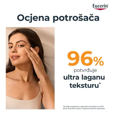 Eucerin Hydro Protect tinted fluid za zaštitu lica od sunca SPF 50+, srednje tamna nijansa, 50 ml