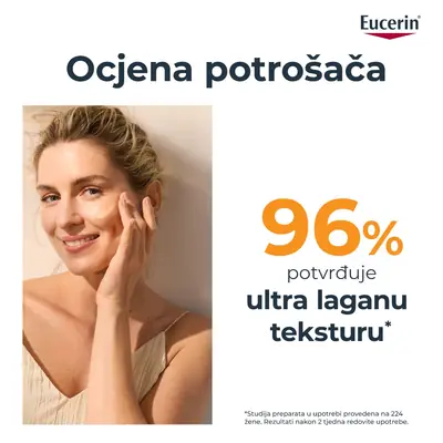 Eucerin Hydro Protect tinted fluid za zaštitu lica od sunca SPF 50+, svijetla nijansa, 50 ml