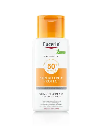 Eucerin SPF set za kožu sklonu alergijama na sunce PROMO, 150 ml + 200 ml