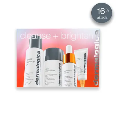 Dermalogica Cleanse + Brighten set, 50 ml + 13 g + 10 ml + 6 ml