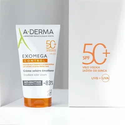 A-Derma Exomega Control SPF 50+, 150 ml
