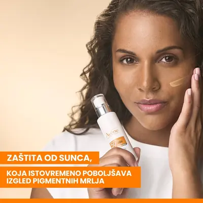 Eau Thermale Avène Visoka zaštita Anti-pigmentation tonirani fluid SPF 50+, 40 ml
