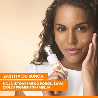 Eau Thermale Avène Visoka zaštita Anti-pigmentation tonirani fluid SPF 50+, 40 ml