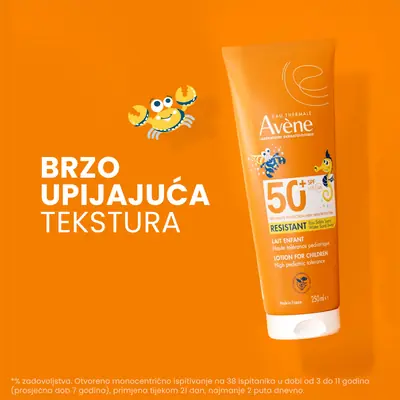 Avène Sun Vrlo visoka zaštita Dječje mlijeko SPF 50+, 250 ml