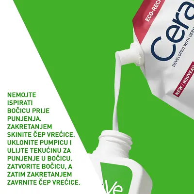 CeraVe Hidratantna emulzija za čišćenje, 473 ml refill