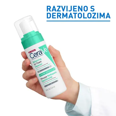 CeraVe Balancing Air Foam čistač, 148 ml