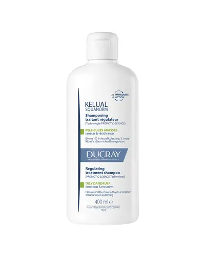 Ducray Kelual Squanorm Regulirajući tretman šampon, masna prhut, 200 ml