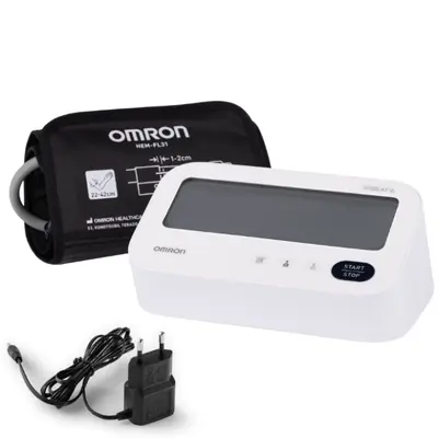 Omron M3 Comfort AFib tlakomjer za nadlakticu s adapterom, 1 tlakomjer + 1 adapter