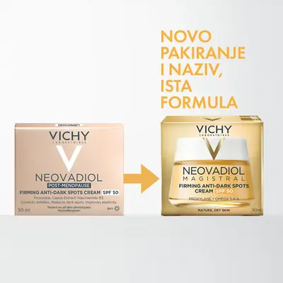 Vichy Neovadiol Magistral krema za učvršćivanje kože i protiv tamnih mrlja SPF 50, 50 ml