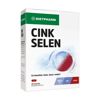Dietpharm Cink Selen, 30 kapsula