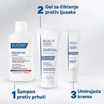 Ducray Kelual DS Intensive tretman šampon protiv prhuti, 100 ml