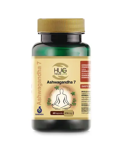 HUG Ashwagandha 7, 60 kapsula
