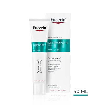 Eucerin DermoPure Clinical matirajući fluid, 40 ml