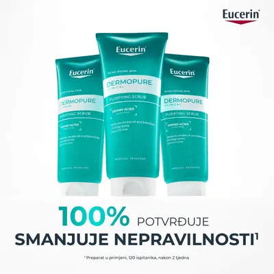 Eucerin DermoPure Clinical piling za čišćenje, 100 ml
