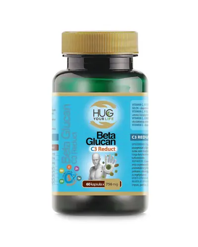 HUG Beta Glucan & C3 Reduct, 60 kapsula