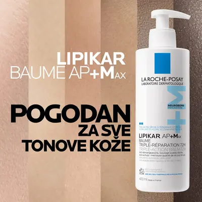 La Roche-Posay Lipikar Baume AP+MAX, 400 ml