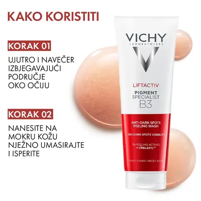 Vichy Liftactiv Pigment Specialist B3 Piling gel protiv tamnih mrlja, 125 ml