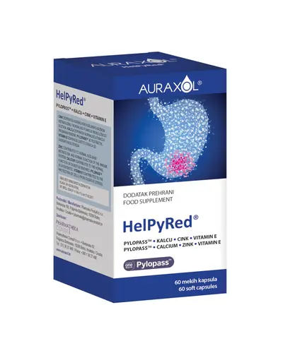 Auraxol HelPyRed, 60 mekih kapsula