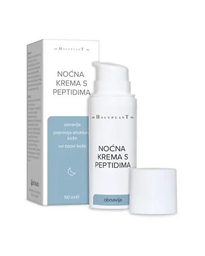 Holyplant noćna krema s peptidima, 50 ml