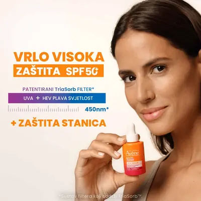 Eau Thermale Avène Vrlo visoka zaštita ULTRA SERUM SPF 50+
INSTANTLY PLUMPS, 30 ml