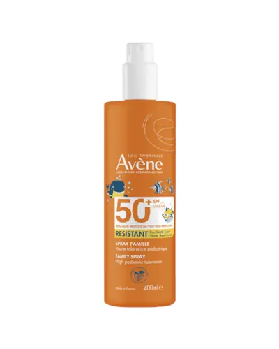 Eau Thermale Avène Vrlo visoka zaštita FAMILY SPREJ SPF 50+ 400 ml