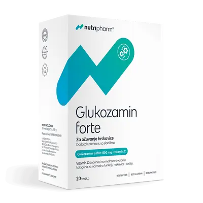 Nutripharm Glukozamin forte, 20 vrećica