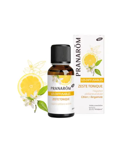 Pranarom Zeste Tonique BIO, mješavina za difuzer, 30 ml