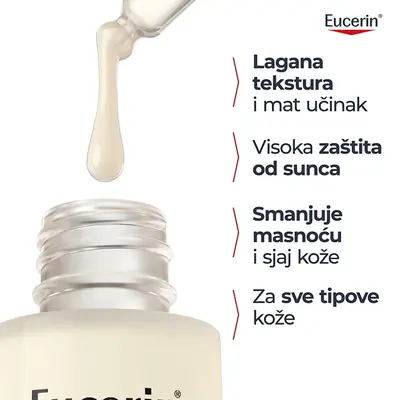 Eucerin Sun Oil Control UV serum za zaštitu kože lica od sunca SPF 50+, 30 ml