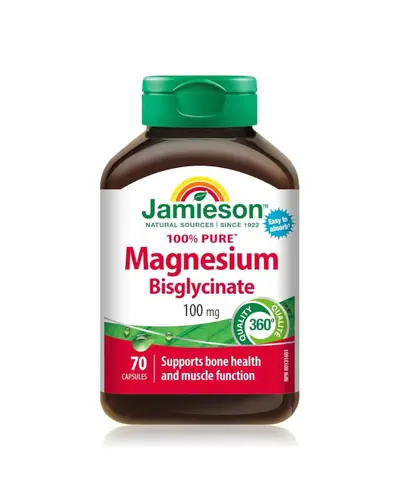 Jamieson Magnezij bisglicinat, 100 mg