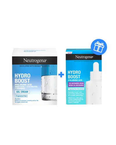 Neutrogena Hydro Boost gel krema + Hydro Boost niacinamide serum, 50 ml + 30 ml