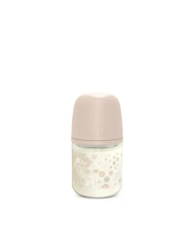 Suavinex Premium staklena bočica SX PRO 120 ml 0+ protiv kolika, roza