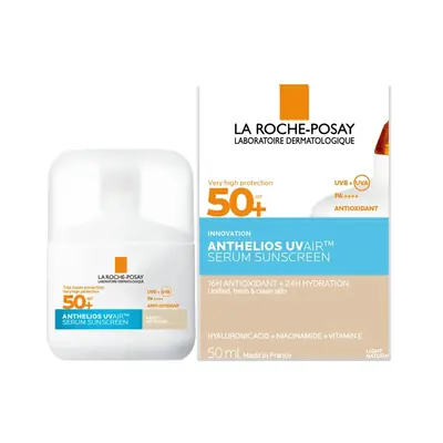 La Roche-Posay ANTHELIOS UVAIR DNEVNI TONIRANI SERUM ZA ZAŠTITU OD SUNCA SPF50+, LIGHT, 50 ml