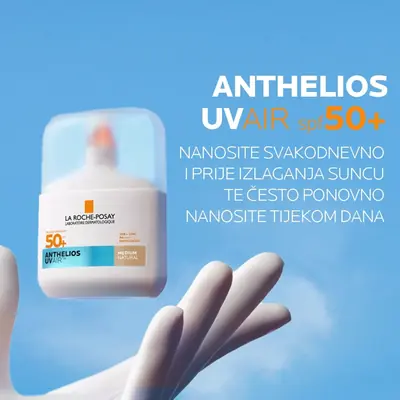La Roche-Posay ANTHELIOS UVAIR DNEVNI TONIRANI SERUM ZA ZAŠTITU OD SUNCA SPF50+, MEDIUM, 50 ml