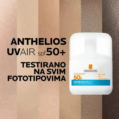 La Roche-Posay ANTHELIOS UVAIR DNEVNI SERUM ZA ZAŠTITU OD SUNCA SPF50+, 50 ml